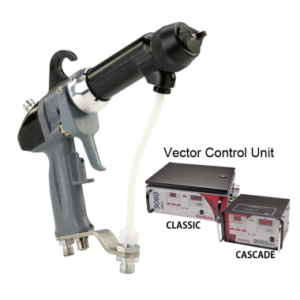 Súng phun sơn tĩnh điện Vector R90 Cascade - Waterborne
