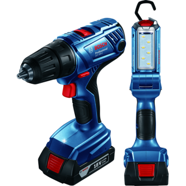 Máy khoan / vặn vít dùng pin -Combo GSR 180-LI + GLI 180-LI (2 battery 1.5 Ah + 1 charger) Máy khoan / vặn vít dùng pin -Combo GSR 180-LI + GLI 180-LI (2 battery 1.5 Ah + 1 charger)
