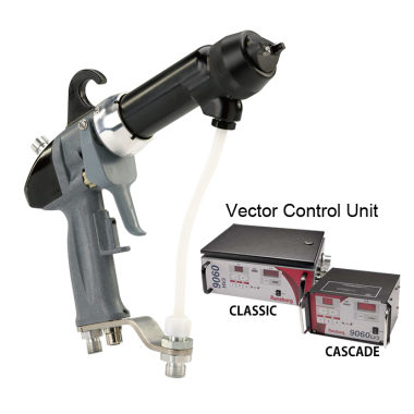 Súng phun sơn tĩnh điện Vector R90 Classic- Waterborne Súng phun sơn tĩnh điện Vector R90 Classic- Waterborne