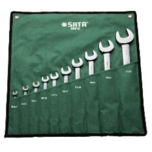 Bộ cờ lê hai đầu miệng 10 chi tiết ( hệ mét)