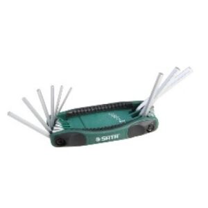 Bộ lục giác gập 9 chi tiết (hệ inch)