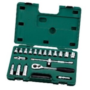 Bộ đầu tuýp 20 chi tiết 1/2" (hệ mét)