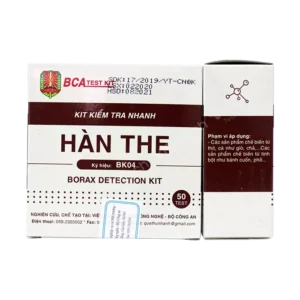 Test Kit kiểm tra nhanh hàn the, BK04 (50 cái/ hộp), BCA - Ảnh 1