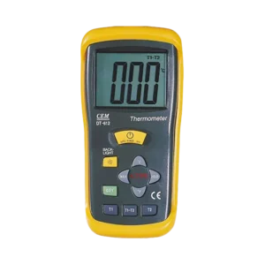 Máy đo nhiệt độ cặp nhiệt, DT-612 loại K/J, Cem - Ảnh 1