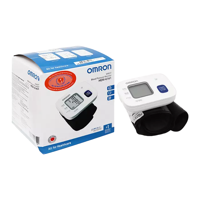 bl017527-may-do-huyet-ap-dien-tu-hem-6161-omron Máy đo huyết áp cổ tay tự động, HEM-6161, Omron - Ảnh 1