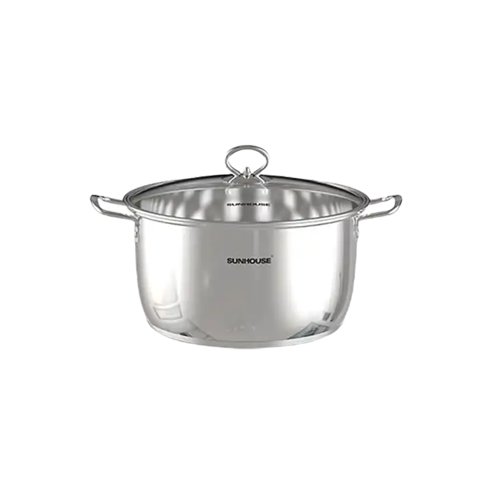 bl019755-noi-inox-5-day-24l-shg788-24-sunhouse Nồi, SHG788-24 inox 5 đáy 24L, Sunhouse - Ảnh 1