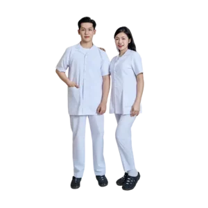 bl040169 bo quan ao blouse vai cotton han size l ao co vet quan chun
