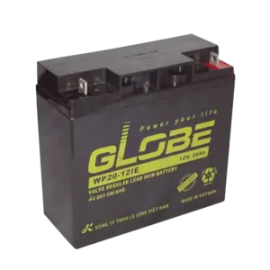 áº®c quy, WP20-12IE 12V 20Ah, Globe - Ảnh 1