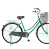 Xe Ä‘áº¡p, loáº¡i mini mÃ u xanh ngá»c 26 inch - Ảnh 1
