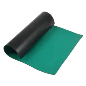 Tháº£m cao su chá»‘ng tÄ©nh Ä‘iá»‡n, mÃ u xanh lÃ¡ má» KT1mx10mx2.0mm - Ảnh 1