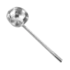 Gáo múc canh, inox cán cài KT25x15x10cm - Ảnh 1