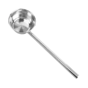 Gáo múc canh, inox cán cài KT25x15x10cm - Ảnh 1
