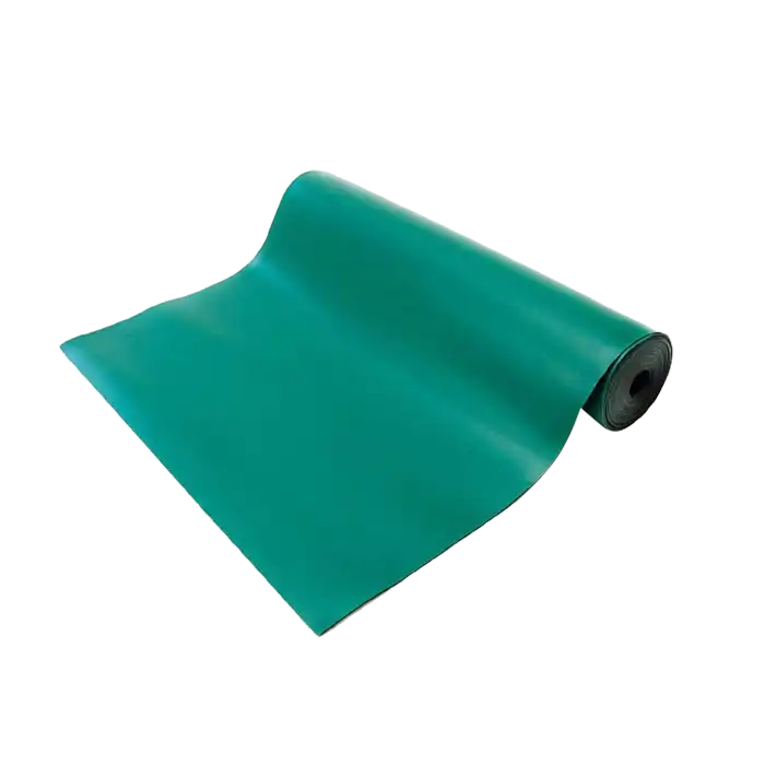 bl003980-tham-cao-su-chong-tinh-dien-mau-xanh-la-mo-kt12x10mx20mm Thảm cao su chống tĩnh điện, màu xanh lá mờ KT1.2x10mx2.0mm - Ảnh 1