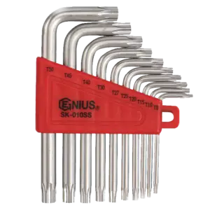 Bộ lục giác đầu hình sao 10 chi tiết, SK-010SS, Genius Tools - Ảnh 1