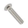 Vít pake đầu bằng thân bu lông sắt mạ kẽm, DIN965 M3x6mm - Ảnh 1
