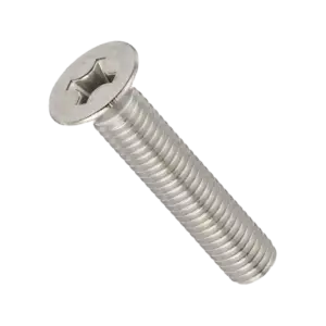 Vít pake đầu bằng thân bu lông sắt mạ kẽm, DIN965 M3x6mm - Ảnh 1