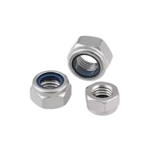 Đai ốc khóa inox đầu PVC, DIN985-M5-SUS - Ảnh 1