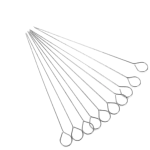 Xiên que nướng than bằng inox, 76cm, Palazzetti - Ảnh 1