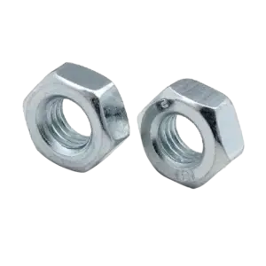 Đai ốc lục giác ngoài thép mạ kẽm, DIN934-M10-Z - Ảnh 1