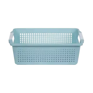 Rổ nhựa chữ nhật, 1197 màu xanh dương KT375x250x120mm, Việt Nhật - Ảnh 1