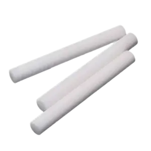 Nhựa POM tròn đặc, màu trắng D100xL1000mm - Ảnh 1