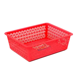 Rổ nhựa, chữ nhật KT38.7x30x12cm, Duy Tân - Ảnh 1