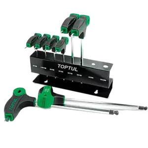 Bộ lục giác chữ L, GAAX0802 (8 chi tiết/ bộ), Toptul - Ảnh 1