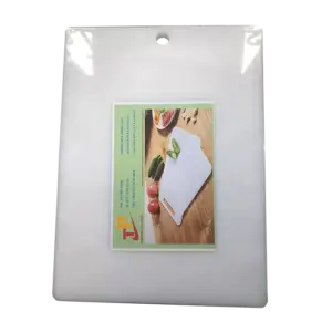 Thớt nhựa, HDPE màu trắng KT40x60x2mm, Thịnh Phát - Ảnh 1