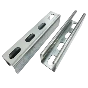 Thanh thép chữ U đột lỗ, KT41x41x1.5mm (3m/ thanh) - Ảnh 1