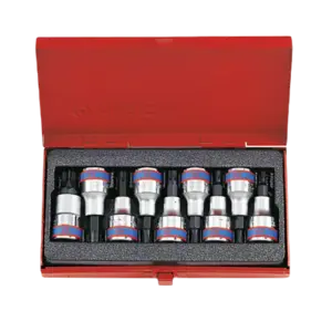 Bộ đầu tuýp lục giác, 4109PR 1/2inch (9 chi tiết/ bộ), Kingtony - Ảnh 1