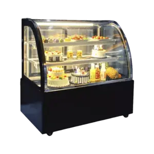 Tủ bánh kính cong, GB-300-4L KT1200x650x1200mm, Snow Village - Ảnh 1