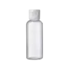 bl017641 chai nhua pet trong suot 100ml hinh tru tron nap van xoan mau trang