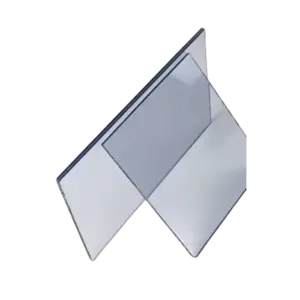 Tấm nhựa, PVC cứng trong suốt có ánh xanh KT750x300x5mm - Ảnh 1