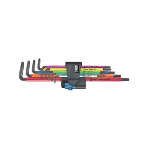 Bộ lục giác đầu sao 9 chi tiết, 967 SXL HF TORX L-key (PN: 05024470001) TX8 90mm-TX40 224mm, Wera - Ảnh 1