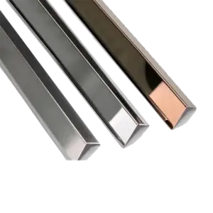 Thanh V, SUS304 KT40x40x2mm (6m/ thanh) - Ảnh 1