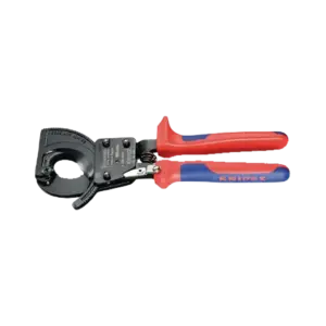 Kìm cắt cáp đồng, PN: 9531250 kiểu bánh cóc 32mm/240mm2, Knipex - Ảnh 1