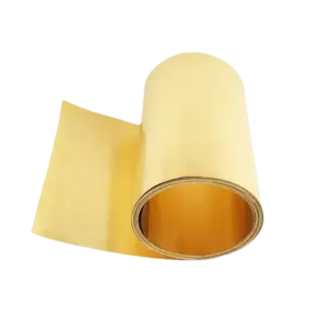Đồng tấm lá vàng, KT600x1000x0.4mm - Ảnh 1
