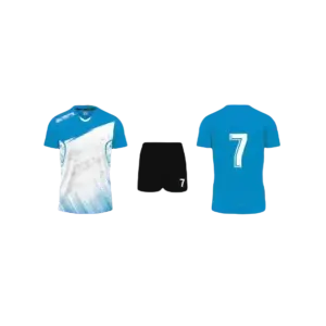 bl028955 bo quan ao bong chuyen nu mau xanh vai thun lanh size l