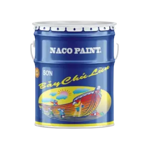 bl033390 son dau bay chu lun 691 mau bac 18l thung naco paint