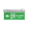 Đèn LED EXIT lối thoát chỉ dẫn 2 mặt mũi tên chỉ bên trái, D CD01 40x20/2.2W gồm tem kiểm định PCCC, Rạng Đông - Ảnh 1
