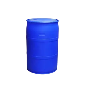 bl034719 thung phuy nhua hdpe mau xanh dung 2 nap nho 200l d580xh930mm