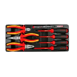 Bộ kìm tô vít cách điện, GAAT0809 1000V (8 chi tiết/ bộ), Toptul - Ảnh 1