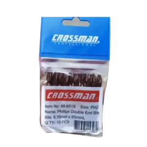 Mũi vít 2 đầu, 48-651S KT6.35x65mm (10 chiếc/ túi), Crossman - Ảnh 1