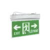 bl041612 den led exit loi thoat hiem 1 mat mui ten chi ben phai cd01 40x2022w gom tem kiem dinh pccc rang dong