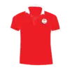 bl002516 ao phong dong phuc tinh nguyen vien size m vai lacoste mau do 85 cotton 15 pe
