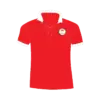 bl002519 ao phong dong phuc tinh nguyen vien size xl vai lacoste mau do 85 cotton 15 pe