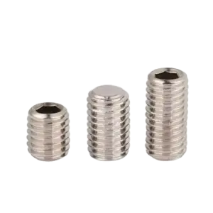 Vít trí lục giác đầu bằng, SUS304 DIN916 M5x5x0.7mm - Ảnh 1