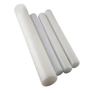 Nhựa POM tròn đặc, màu trắng KT25x600mm - Ảnh 1