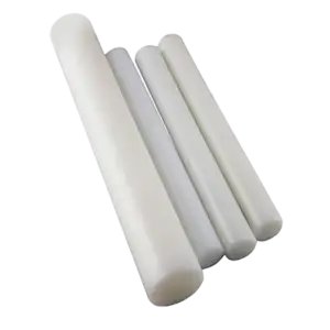 Nhựa POM tròn đặc, màu trắng KT12xL600mm - Ảnh 1