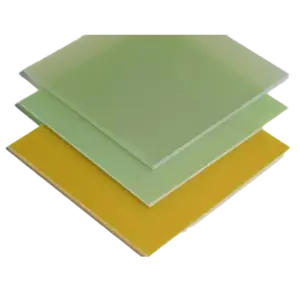 Tấm phíp thủy tinh, nhựa epoxy halogen free màu vàng chanh KT1020x1220x0.5mm - Ảnh 1